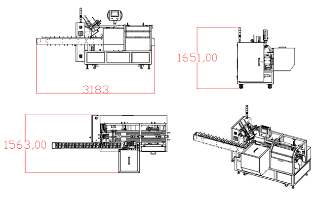 LY200-2自動裝盒機尺寸圖